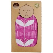 Organic Cotton Swaddling Wrap - Pink Orchid